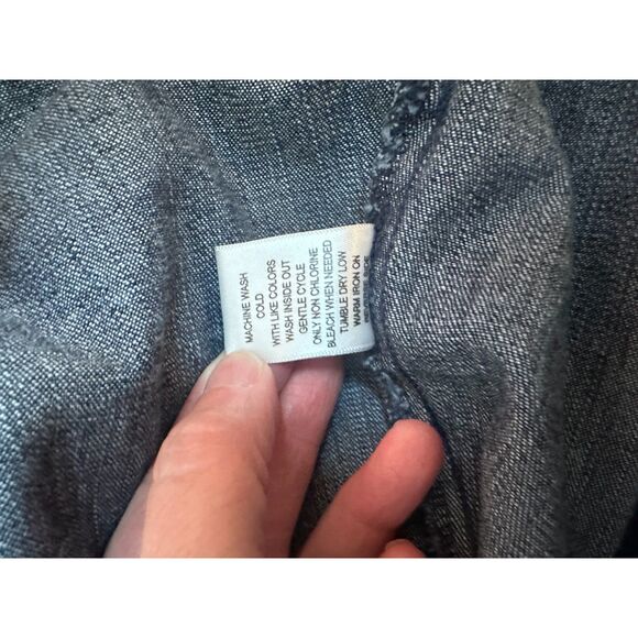 Krazy Kat Women’s Denim Jacket Small Embroidered Boho Western (Missing Buttons) - Picture 7 of 8